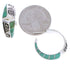 Turquoise Jewelry Water Wave Post Hoop Earrings AX23833
